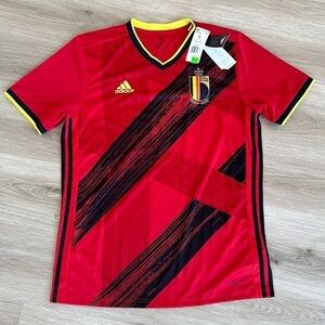2020 adidas Belgium Home Jersey men’s large